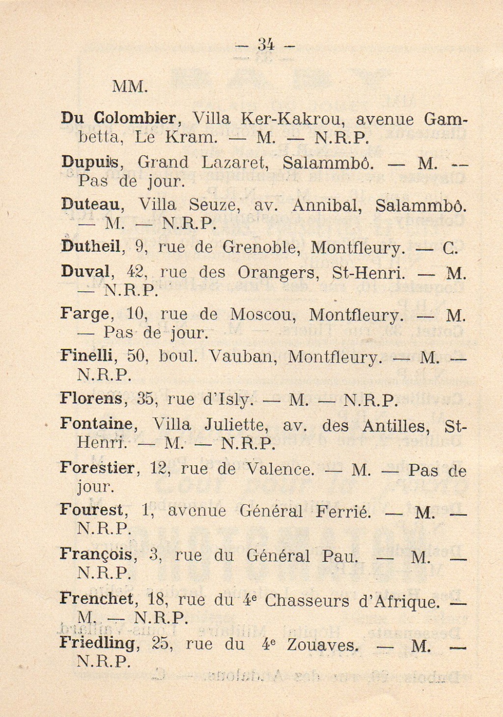 Liste d'officiers affectés en Tunisie en 1939 2018-029