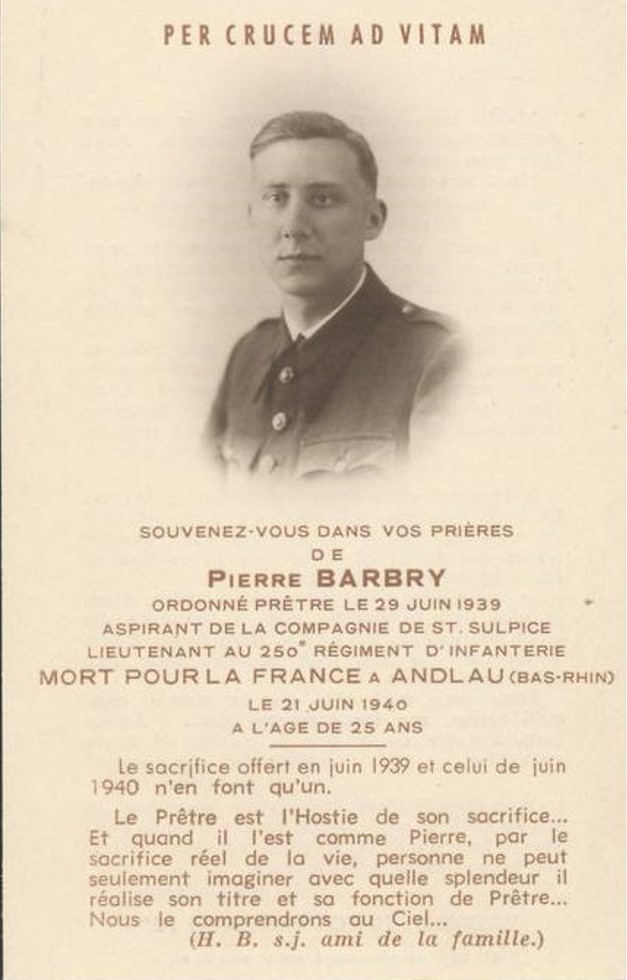 Lieutenant Barbry Pierre (250e Régiment d'Infanterie) 396_0010