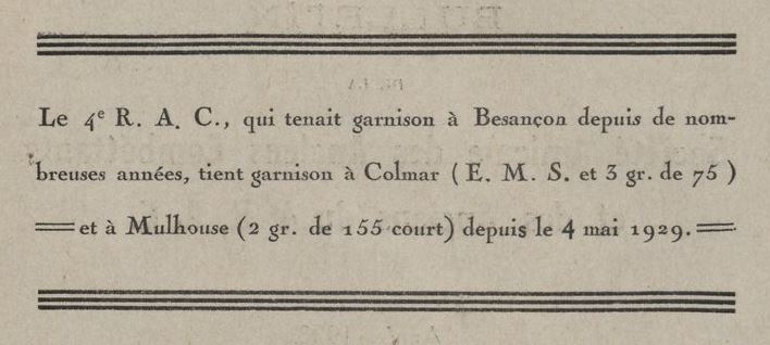 4e RA, unité de mon arrière-grand-père ? 4rac10