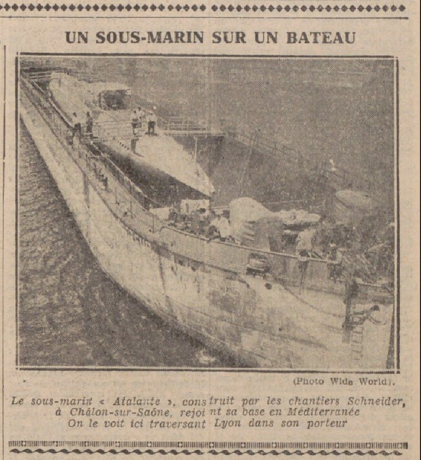  Les sous- marins du type Argonaute Atalan10