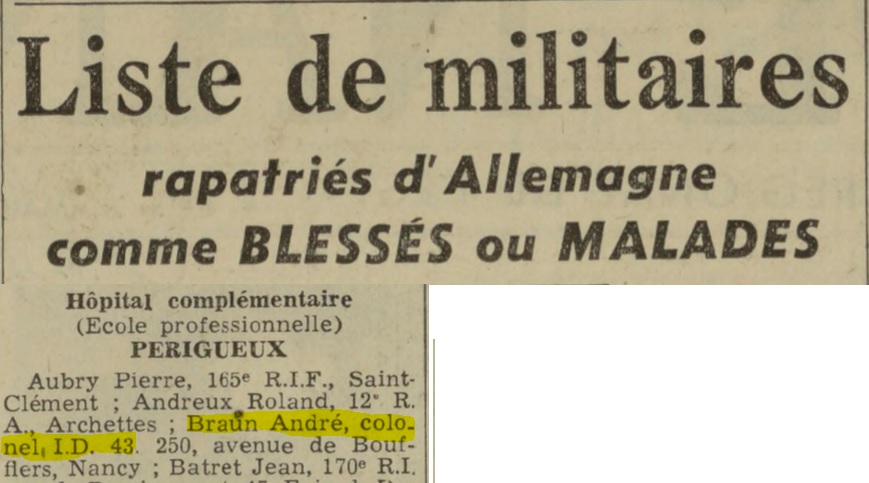 Encadrement des Grandes unité d'infanterie 1939 1940 - Page 3 Braun10