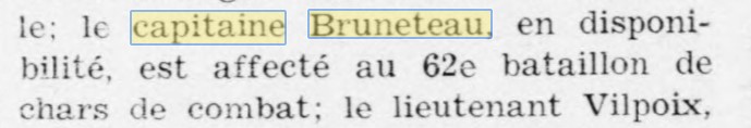 Capitaine Bruneteau Edgard (Dépôt de Chars 504) Brunet13