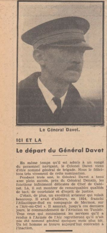 Les officiers généraux de l'armée de l'air 1939 1940 - Page 5 Davet-12