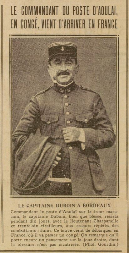 1925 - Guerre du Rif - Cne Duboin, héros d'Aoulay  Duboin13