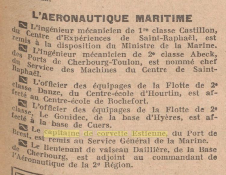 CHACAL - Capitaine de Frégate Estienne (Pacha du CT Chacal en 1940) Estien25