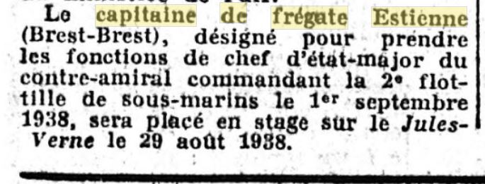 CHACAL - Capitaine de Frégate Estienne (Pacha du CT Chacal en 1940) Estien27