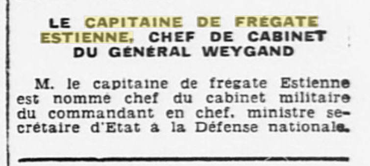 CHACAL - Capitaine de Frégate Estienne (Pacha du CT Chacal en 1940) Estien29