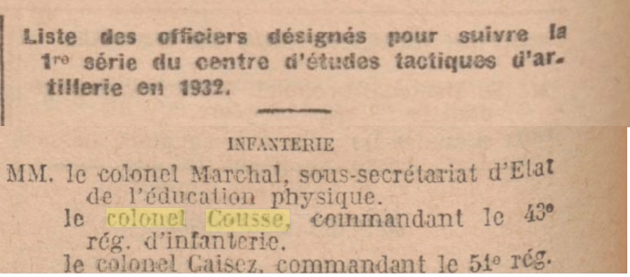 Général Cousse Gzonz984