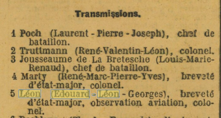   Chef de Bataillon Léon (Génie, transmissions, vers 1934) Leon-310