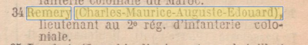   Chef de Bataillon Réméry Charles (2e BMC) Remery10