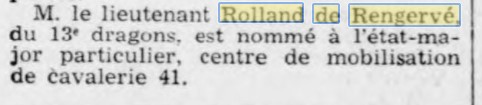 Capitaine Rolland de Rengervé Yves (13e RD, 12e esc AC) Rollan13