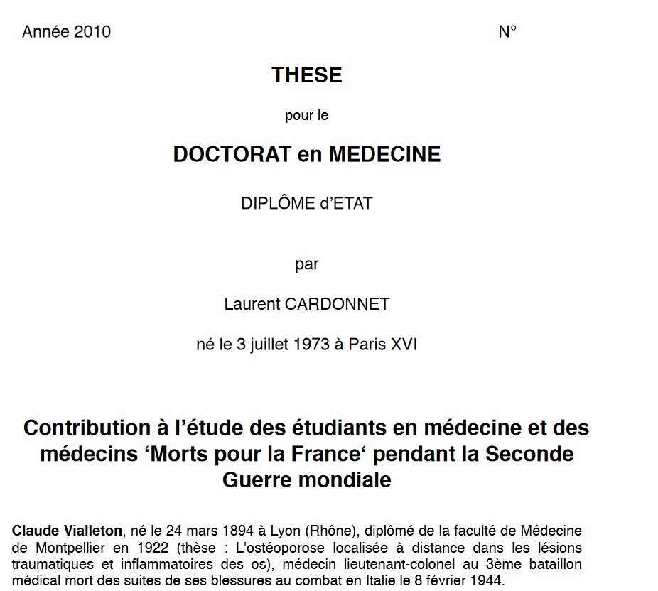 Médecin Commandant Vialleton Claude (Troupes du Maroc) Vialle12