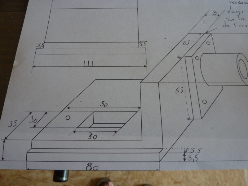 Fabrication d'une platine avec coulisses et vis-mère pour établi ! P1010634