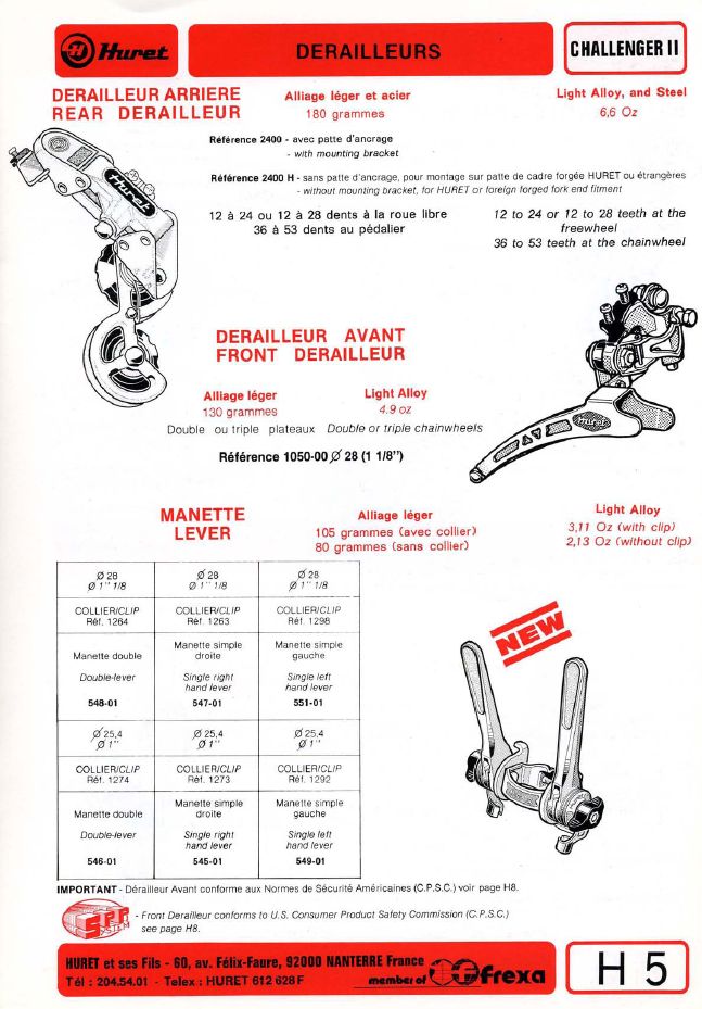 Catalogue  Huret - 1979 Huret_17