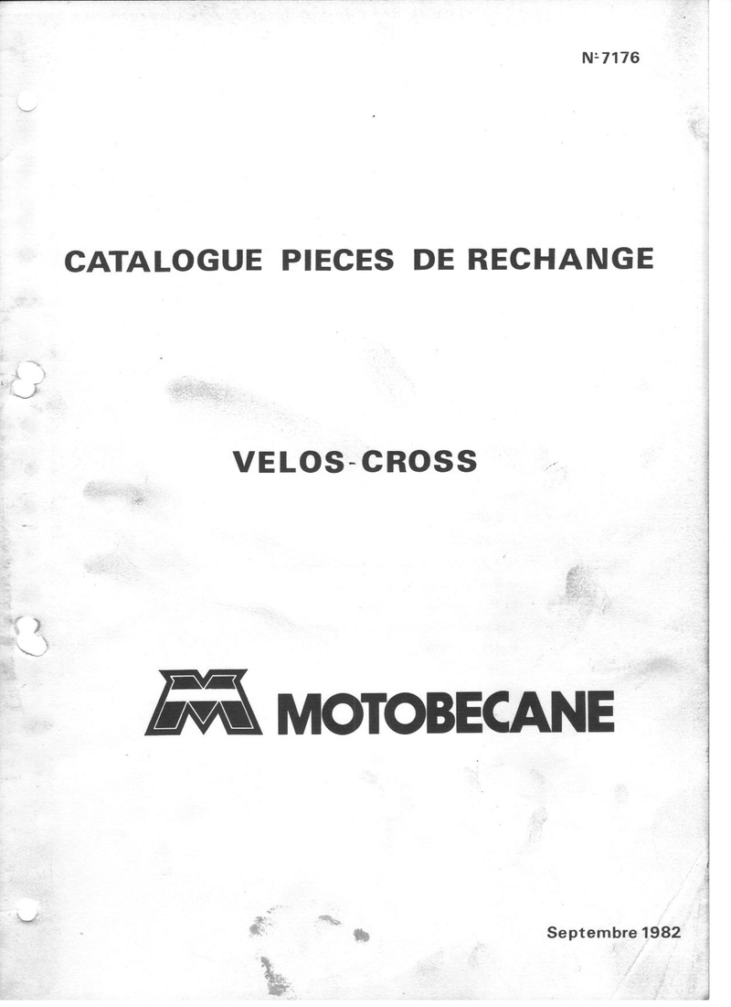 Motobécane Catalogue pièces de rechange Vélos-Cross (1982) Motobe22