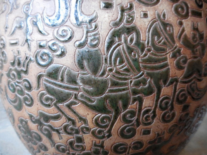 Vase Céramique Viêt Nam Biên Hoà Indochine  Dscn2735