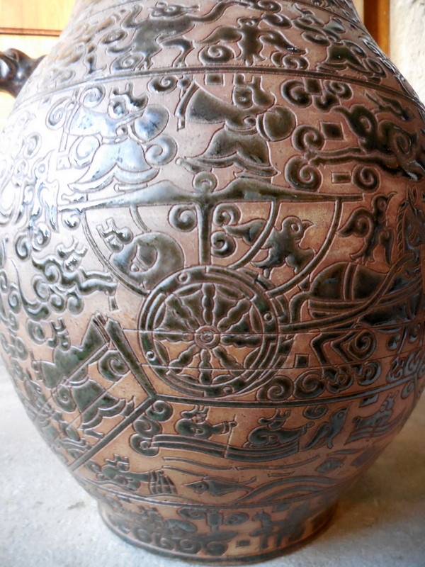 Vase Céramique Viêt Nam Biên Hoà Indochine  Dscn2740