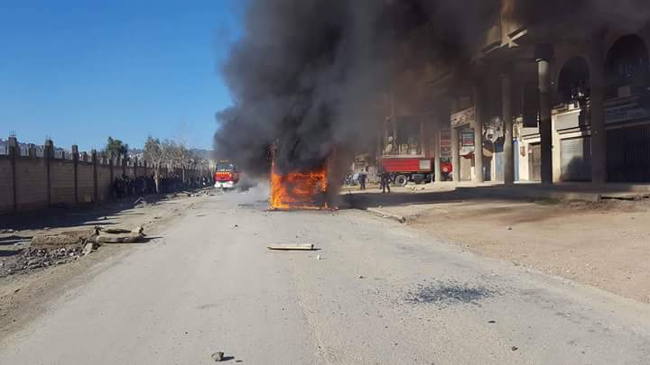 début des émeutes à Bejaia 02 Janvier 2017 1181
