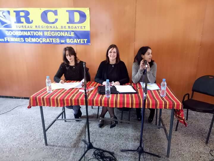 Conférence des femmes démocrates du RCD à Aokas 04 Fevrier 2017  1385