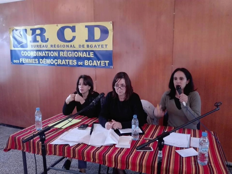 Conférence des femmes démocrates du RCD à Aokas 04 Fevrier 2017 1391