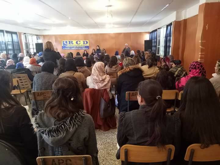 Conférence des femmes démocrates du RCD à Aokas 04 Fevrier 2017 1396