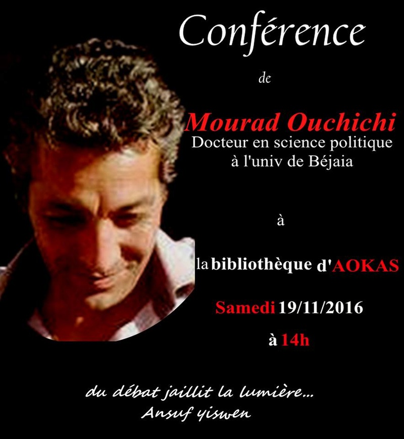 Mourad Ouchichi, à Aokas, le samedi 19 novembre 2016 Mourad10