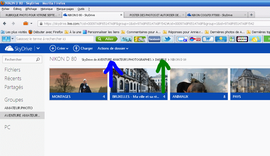 POSTER DES PHOTOS ET AUTORISER DES COMMENTAIRES DS SON SKYDRIVE PERSO SUR WINDOWS LIVE Daniel20