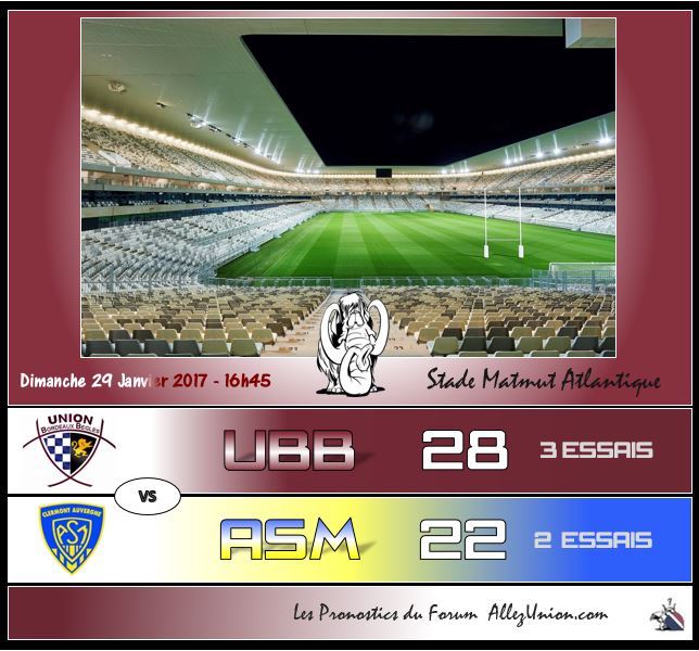 PRONOS 2016/2017 . UBB - ASM J1711