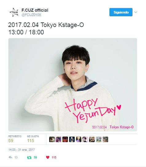 [F.Cuz ] 28 al 31.01.2017 Twitter YeJun, JinON & Kan 31_01_10