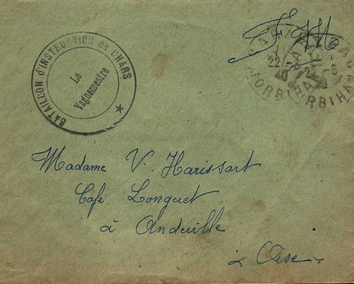 Sarzeau Bataillon d'Instruction des Chars juillet 1940 1010