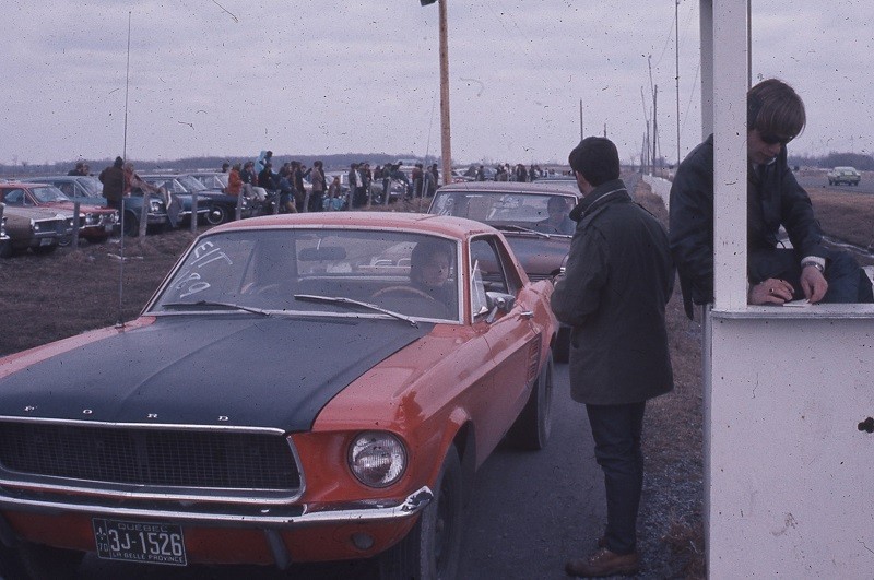 La Mustang de course de Gilles Villeneuve Gilles12