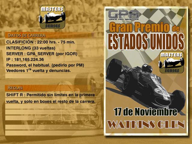 Masters Series 4ta Edición (MOD66) - Watkins Glen Anunci12