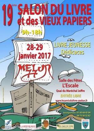 Salon du livre et des vieux papiers Melun 2017 Affich10