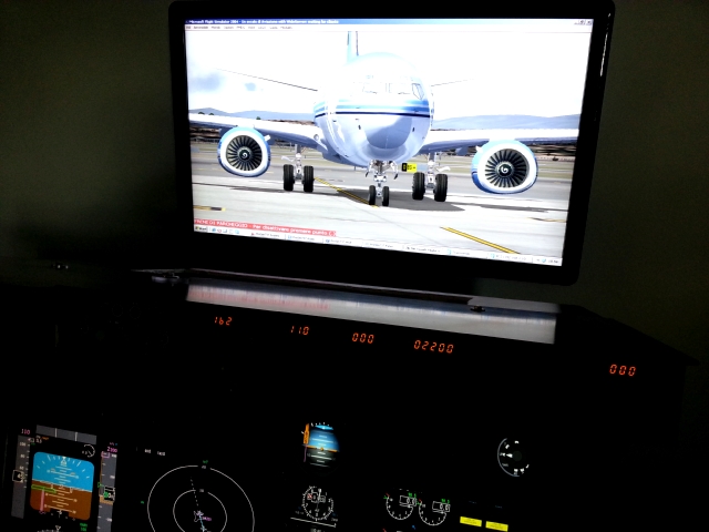 Boeing 737-800 home cockpit 20130714
