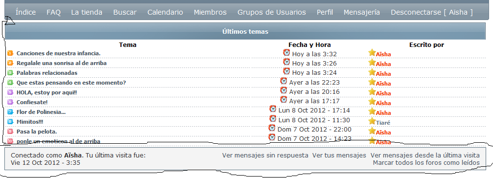 Ver mensajes sin respuesta, Última visita y Conectado" arriba de Últimos mensajes modificado (punBB) Sin_ta60