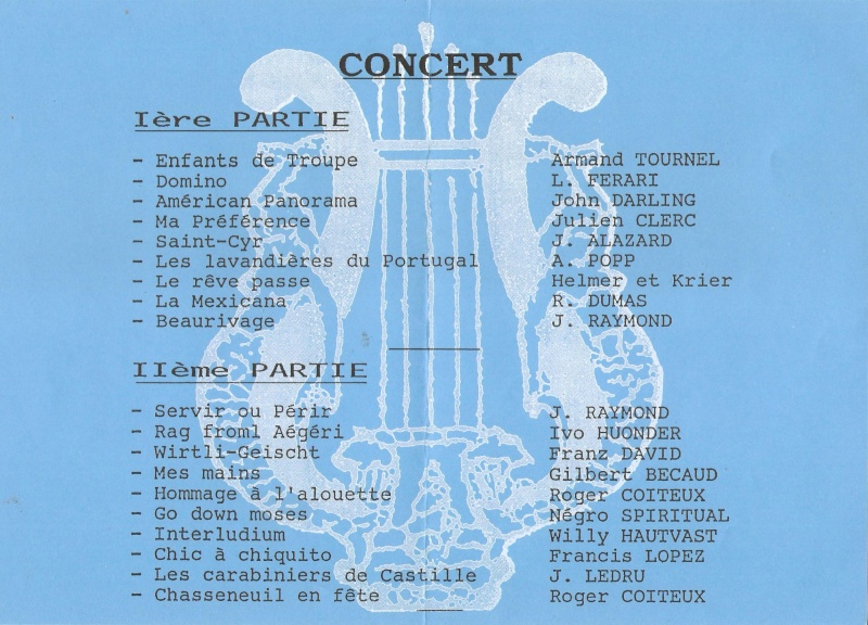 Concert de Sainte Cécile le 27 novembre 1994 02310