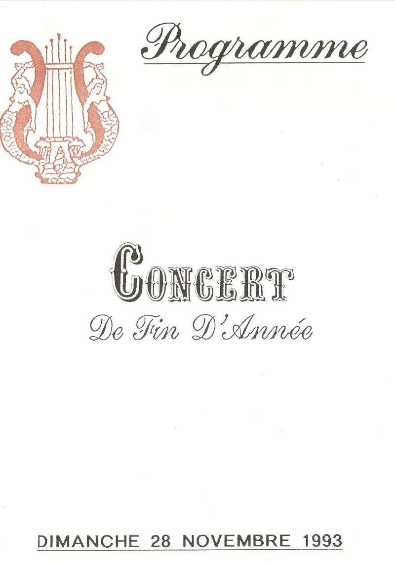 concert de Sainte Cécile le 28 novembre 1993 05510