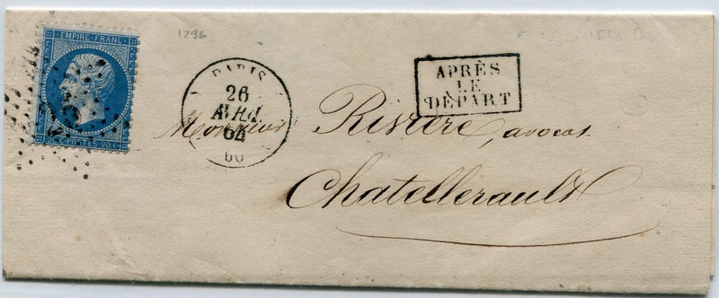 Etoile 25 Rue de la Harpe et timbre à date 1513 Img49410