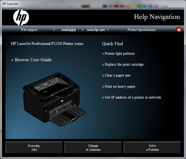 Cài đặt HP LaserJet P1102w để in qua mạng không dây Hp3m10