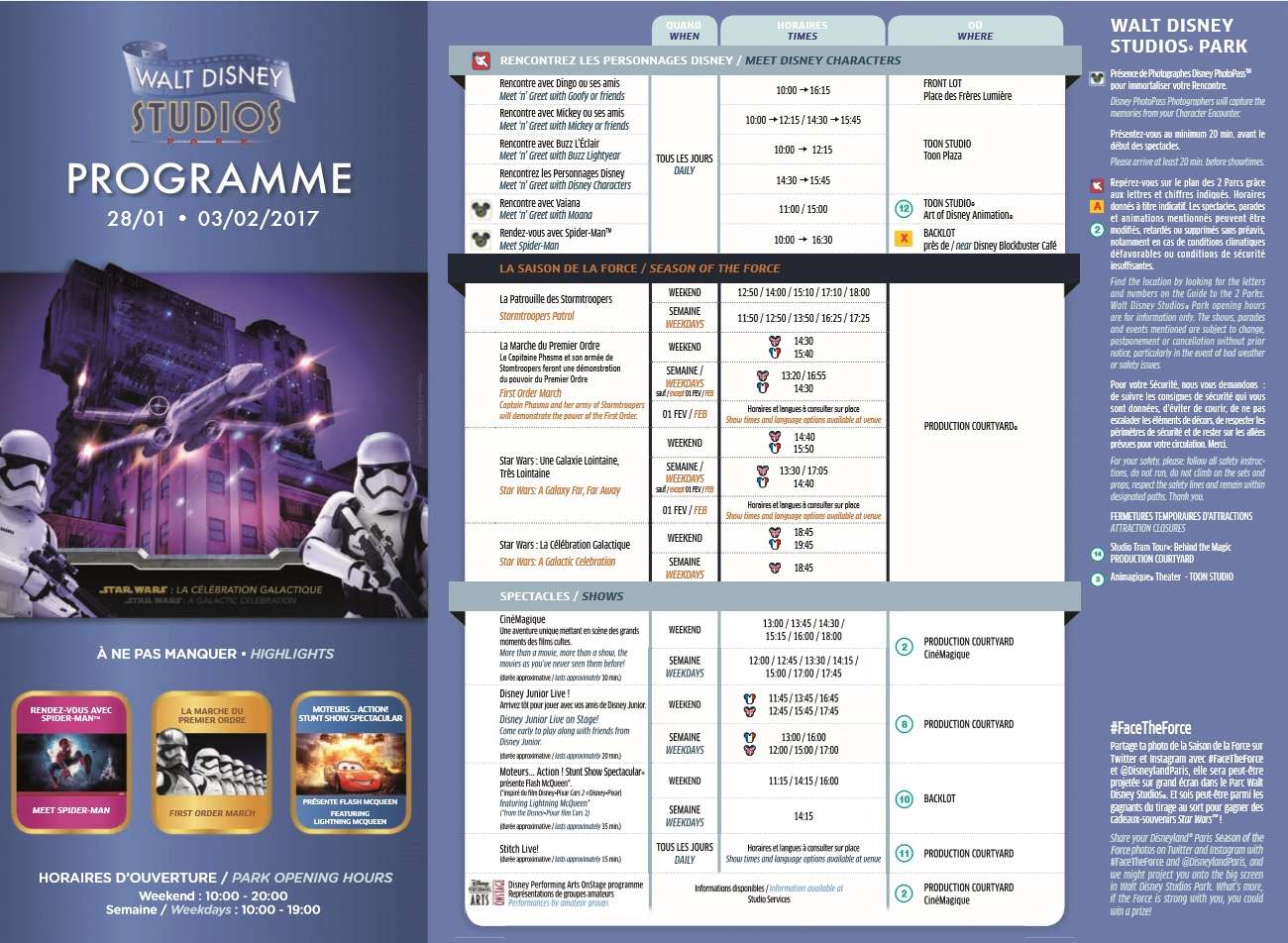 PROGRAMMA E ORARI DEI PARCHI - 2017 06b11