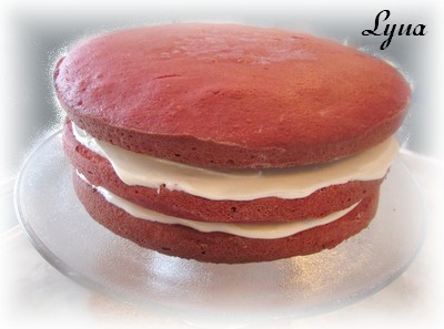 Gâteau red velvet et son glaçage au fromage à la crème Red_ve10