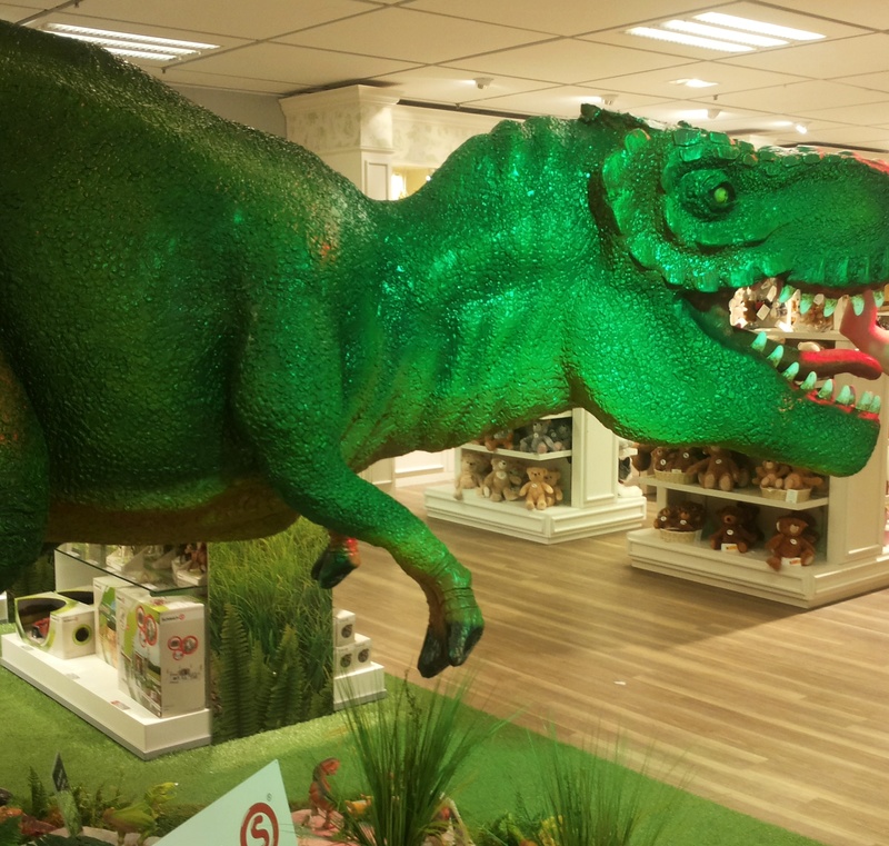 Schleich and Bullyland figures in store Kaufhof Munich 20160510