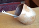 yunomi-looking bowl and matching spoon, S mark shell mark spiral mark  Bowl_a12