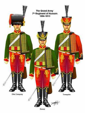7e Hussard de 1808 - 30mm Mignot
