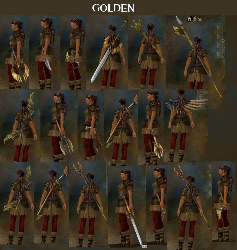 Les armes des donjons. Golden10