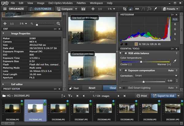 Phần mềm giúp cải thiện chất lượng ảnh chụp dành cho cả Windows và Mac Dxo-5-10