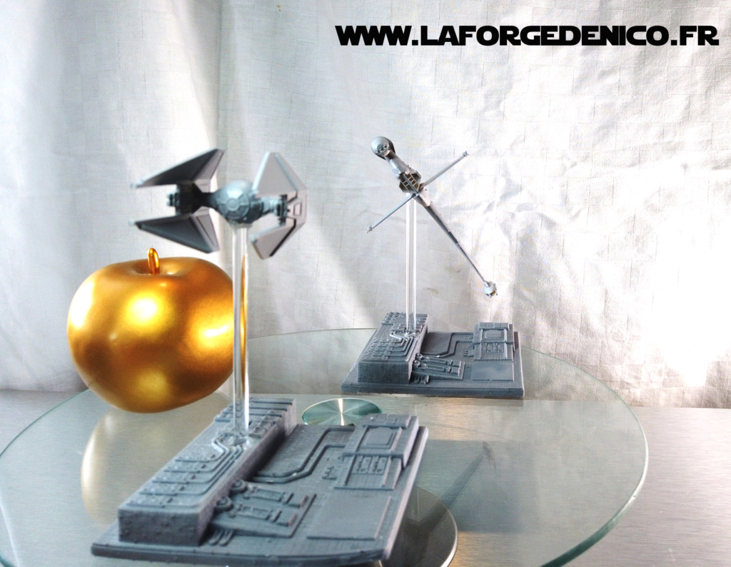 Diorama chasseurs stellaire imprimé résine 3D Dji_0165