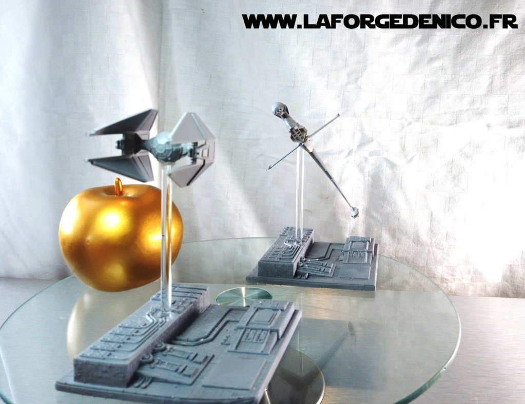 Diorama chasseurs stellaire imprimé résine 3D Dji_0175