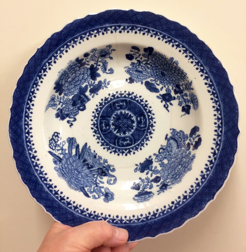 19thC Chineseexport porcelain, Fitzhugh pattern