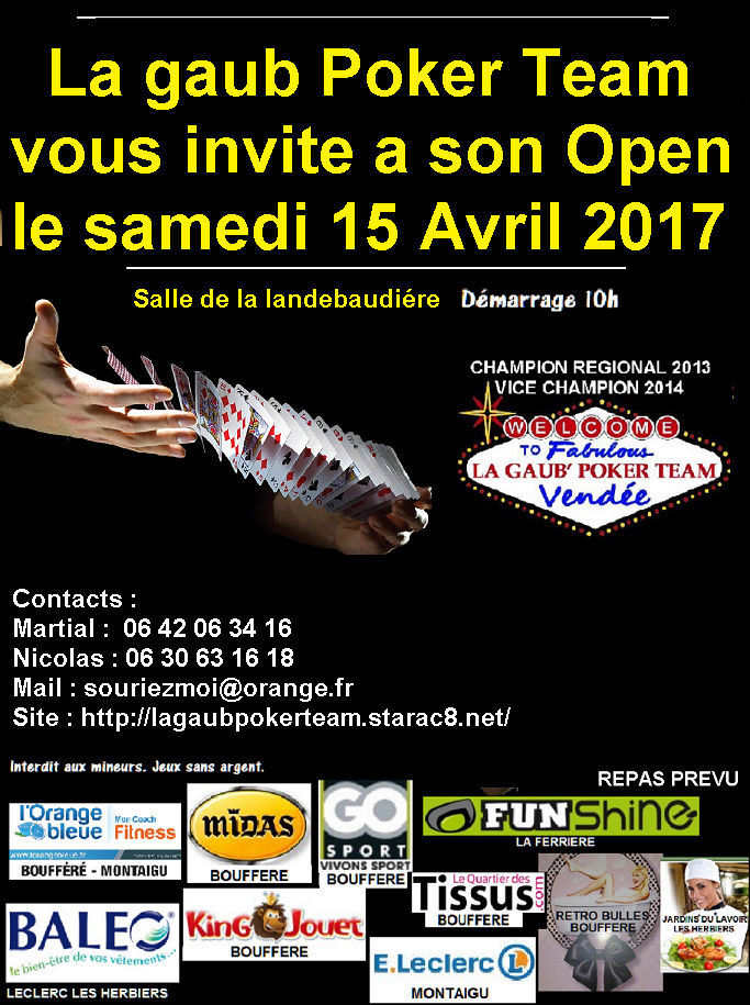 OPEN LA GAUB POKER TEAM Affich10